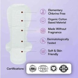 Flawsome 20 Pcs Sensitive Sanitary Pad Set with Paper Disposal Pouches, Size: XL (Pack of 2) image 3