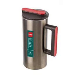 Cello Belleza 1600ml Red Stainless Steel Jug, 405CSSB0512 (Pack of 5)-picture-38