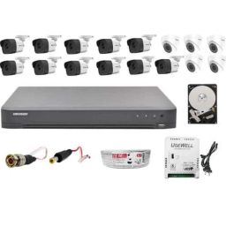 Hikvision 5MP 5 Pcs Dome &a; 11 Pcs Bullet Camera, 16 Channel DVR with Usewell Accessories-11