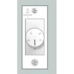 Anchor Penta 100W 1 Module White 4 Step Mini Fan Regulator, 38284 (Pack of 10)-picture-10