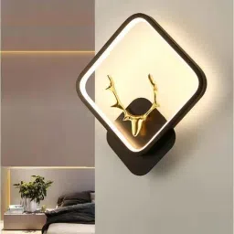 Wipro E26 3 in 1 Colour ABS Hiranhead Square Home Decor Fancy Wall Light, PC-057 (Pack of 2)-picture-18