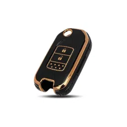 Flymaster Thermoplastic Polyurethane Black TPU Car Key Cover, BLACK-TPURKE-25-picture-33