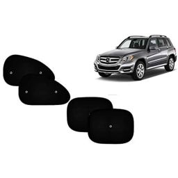 Auto Pearl 4 Pcs PVC &a; Mesh Black Window Side Sun Shade Set for Mercedes Benz GLK-Class-picture-6