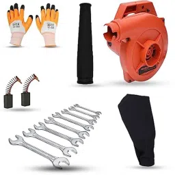 Walkers 800W Plastic Red Electric Air Blower with Carbon Brushes, Gloves &a; 8 Pcs Double Open End Wrench, WKCB320-image-97