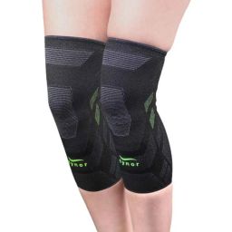 Tynor Air Pro Black &a; Green Knee Support Cap, 1020080700, Size: Large-80