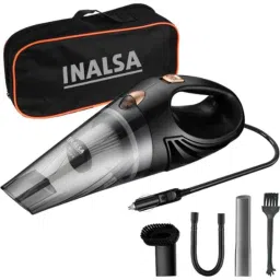 Inalsa CarWorx 110W 5kPa 2-in-1 Wet &a; Dry Black Handheld Mini Vacuum Cleaner with HEPA Filter-image-43