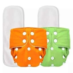 Fastgear Cotton Reusable Baby Diaper with Insert Pad, FG2650, Size: Medium-image-30