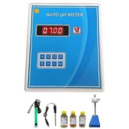 Lab Junction Auto Delux pH Meter with 3 Point Calibration &a; Epoxy pH Combination Electrode, LJ-102-5