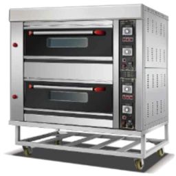 Bresco 0.1kW Gas Deck Oven with 2 Decks &a; 4 Trays, BOG-24A (Pack of 5)-image-57