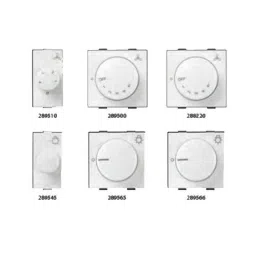 Anchor Roma Plus 100W 1 Module White 4 Step Fan Regulator, 289510 (Pack of 20)-picture-1