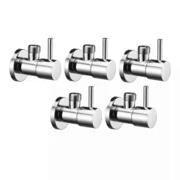 Fastgear Turbo Stainless Steel Silver Chrome Finish Angle Valve, FG2101 (Pack of 5)-image-76