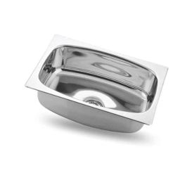 Zesta 24x18x10 inch Stainless Steel Chrome Finish Silver Vessel Kitchen Sink-picture-26
