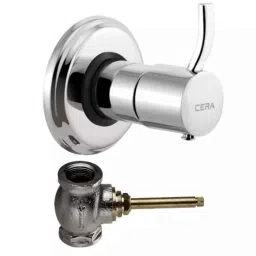 Cera Crayon Quarter Turn Wall Mount Stop Cock for 20 mm Pipe Line, F2008351 + F4050502 (Pack of 2)-image-44