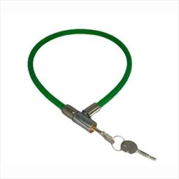 B K Jagan &a; Co Steel &a; Plastic Green Cable Lock with 2 Keys-42