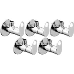 Fastgear Prime Brass Chrome Finish Angle Wall (Pack of 5)-20