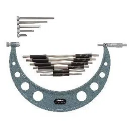 Mitutoyo 104-138 Range 6-12 inch Outside Micrometer with Interchangable Anvils-33