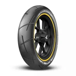 Jk Tyre 17 inch 120/90-R17 Blaze RYDR A/T BR50 TT Tyre and Tube Fitted (Rear)-picture-4