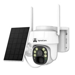 ApnaCam FHD 4G Solar Sim Camera with 2K 5MP IP PTZ Wireless Outdoor Surveillance Camera, IP66 Weatherproof, Night Vision for Home/Office Use-12