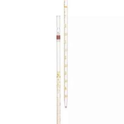 Supertek 0.2ml Borosilicate Glass 3.3 Class-A Transparent Graduated Serological Pipette, 50.303.0010 (Pack of 10)-27
