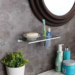 Voltizi Stainless Steel Chrome Finish Wall Mounted Soap Dish with Toothbrush Holder, THSD-TWIN01-picture-44