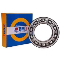 BM3 30x90x23 mm Chrome Steel Deep Groove Ball Bearing, 6406 (Pack of 10)-picture-0