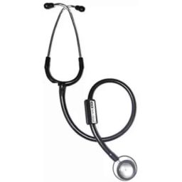 Microtone 21 inch Black Acoustic Stethoscope with Dual-Sided Chest Piece, MSI001-21