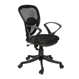 Regent Safire Net &a; Metal Black Chair with XW Handle (Pack of 2) image 2