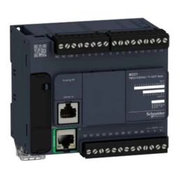 Schneider Electric Modicon M221 14 Discrete Input 10 Sink Transistor Output 24VDC Logic Controller, TM221CE24U-14