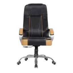 YTT Vienna  Black &a; Tan Leatherette High Back Ergonomic Office Chair-47