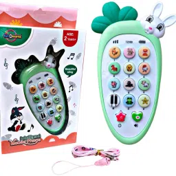 Rabbit Intelligent Baby Cell Phone Mobile Toy for Kids, Green Pack of 1-17