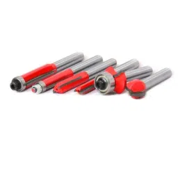 Jon Bhandari 6 Pcs Premium Trimmer Router Bit Set for Wood Working, FBA-RBS-3 image 2