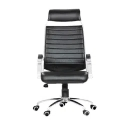 Da URBAN Gravel Leatherette Black High Back Revolving Executive Chair for Home &a; Office-picture-12