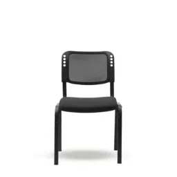 Mango Blossom Mesh Low Back Black Visitor Chair, FUR.CHA.95724614-picture-7