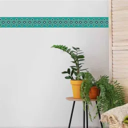 Asian Paints EzyCR8 300x10cm Kaleidoscopic Patterns Self Adhesive Wall Border Sticker Roll, HPCA25422-picture-37
