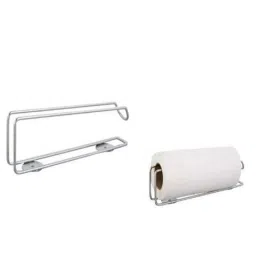Osam Stainless Steel Silver Hanging Kitchen Roll Holder, KRHH (Pack of 2)-image-26