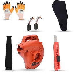 Walkers 800W Plastic Red Electric Air Blower with Carbon Brushes, Gloves &a; Utility Knife, WKCB318-image-99