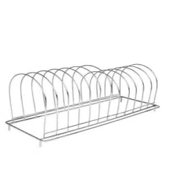 Osam Stainless Steel Silver Plate &a; Thali Stand, PTS (Pack of 2)-image-83
