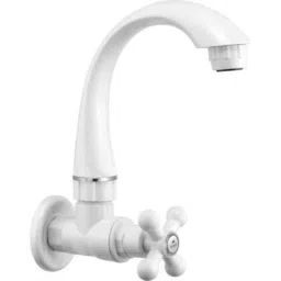 Sparsh Pearl AF-415 15lpm ABS White Sink Cock Cross Handle for Bathroom &a; Kitchen-8