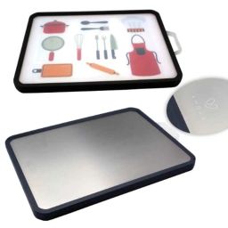 Amour Double Sided Stainless Steel Extra Large Cutting Board for Kitchen-12
