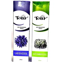 Toby 2 Pcs 270ml Lavender &a; Attarfull Long Lasting Fragrance Air Freshener Spray Set-image-78