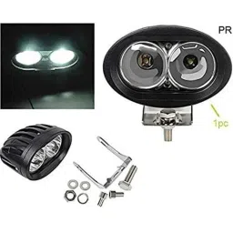 AOW (20W) Oval Projector Fog Light Auxiliary Spot LED Light Off-Road Driving Lights LED Fog Lights for Toyota Land Cruiser Prado (Pack of 2)-12