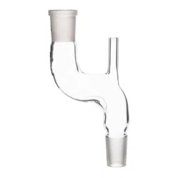 ABGIL B-45 Borosilicate 3.3 Glass Glossy Smooth Finish Swan Neck Adapter for Use with Air Leak Tube, ABG225-4