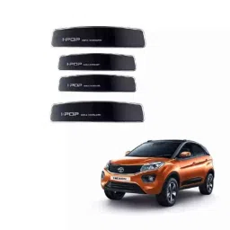 Spreadx Plastic Car Stylish I-Pop Black Colour Elegant Door Guard Protection Universal Type for Tata Nexon Set Of 4 Pcs, SPR-WFYLA8-picture-33