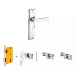 Dorset Kaira HL KAI 8 inch Stainless Steel Lock Set with Knob &a; 60mm Key Cylinder (Pack of 4)-image-87