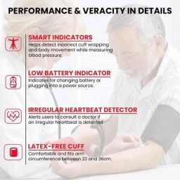 BPL 120/80 B17 Fully Automatic Digital Blood Pressure Monitor with USB Type-C Port &a; LCD Display image 2