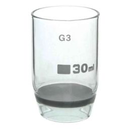 ABGIL 30ml Borosilicate Glass Gooch Crucible with Sintered Disc, ABG1104-27