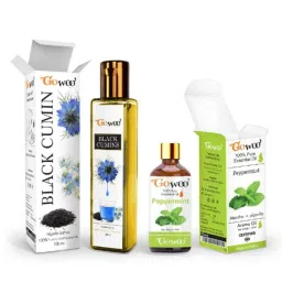 GoWoo 2 Pcs 10ml Natural Undiluted Peppermint Aroma Oil &a; 100ml Black Cumin Carrier Oil Set, GWOC1085-P40+P168-picture-39
