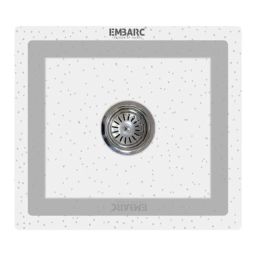 Embarc NXT N1 16x18 inch Star Dust Granite Quartz Kitchen Sink-image-12
