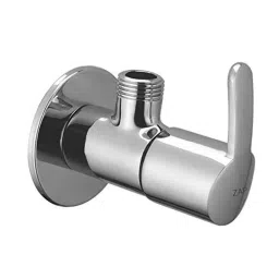 ZAP Prime Chrome Finish Brass Angle Cock Valve with Wall Flange-image-18