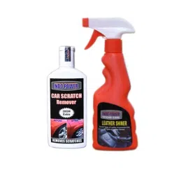 Indopower Ff694 Car Care 500ml Leather Shiner Spray &a; 100g Scratch Remover Combo, AHh696-image-23